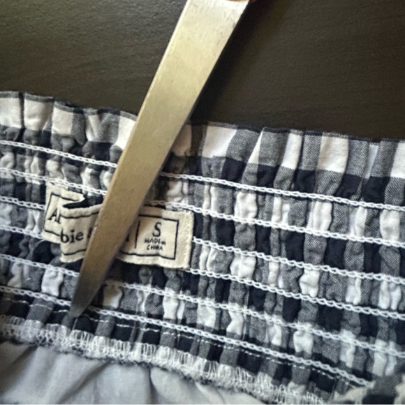 Abercrombie & Fitch Off the Shoulder‎ Gingham dress size S - Picture 8 of 9